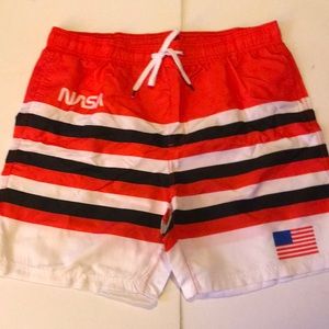 NWOT NASA men swim trunks